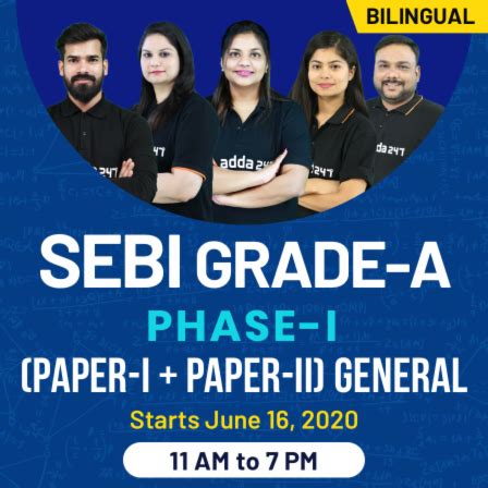 Crack SEBI Grade A Phase-1 Exam with Expert Guidance | Don't miss these ...