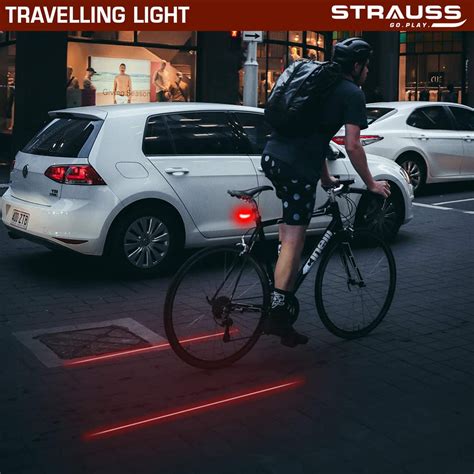 Flash Tail Bicycle Light with Laser | Cycle Light | Cycle Back Light ...