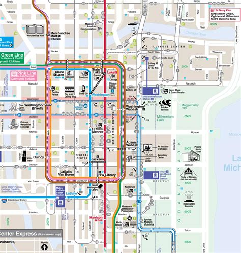 Map of downtown chicago attractions 60 photos - Cappadociaconcepttour.com