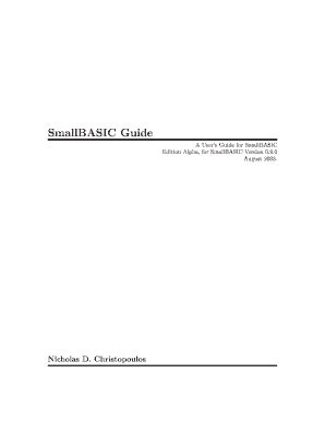 Image result for Small Basic Tutorial PDF