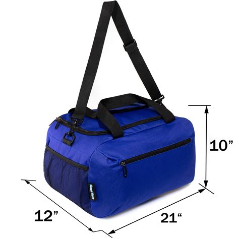 21" Bulk Wholesale Duffel Bag in 5 Colors | 2 Storage Compartments