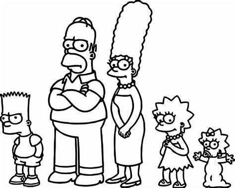Simpsons Characters Coloring Pages at GetColorings.com | Free printable ...