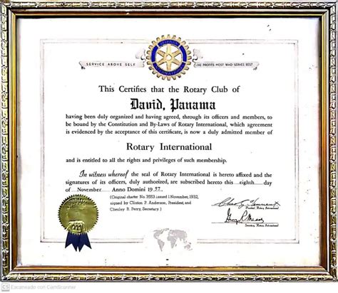 Historia del Club Rotario de David