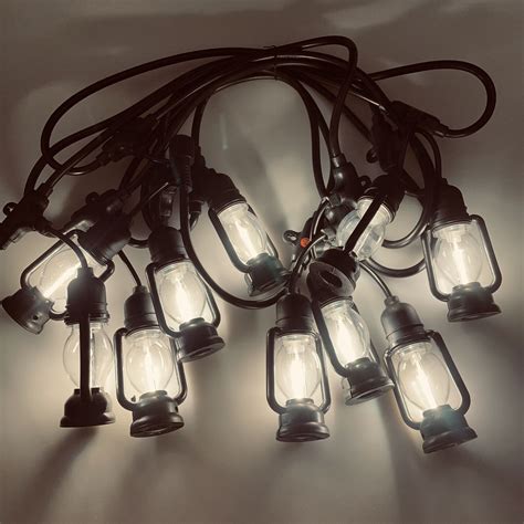 Image result for External Lantern String Lights