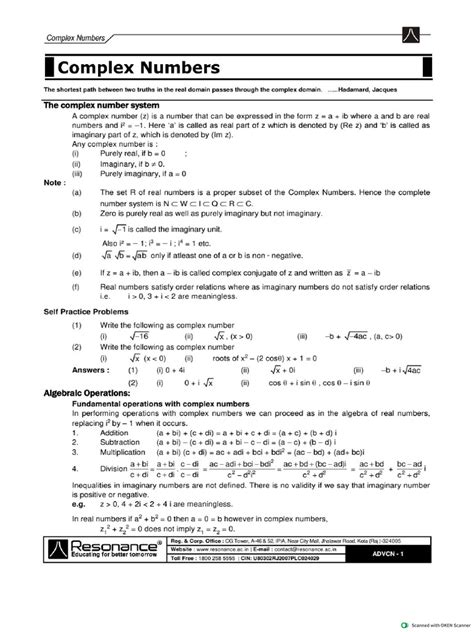 Image result for Complex Number Exercises