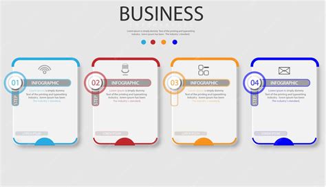 Premium Vector | Minimal business infographics template