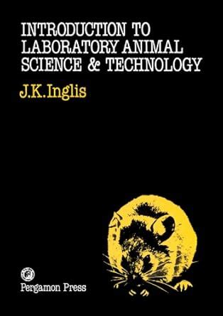 Introduction to Laboratory Animal Science and Technology (Pergamon ...