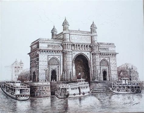 Pen Art & Drawings on Canvas | Buy Pen Artworks & Sketches Online ...