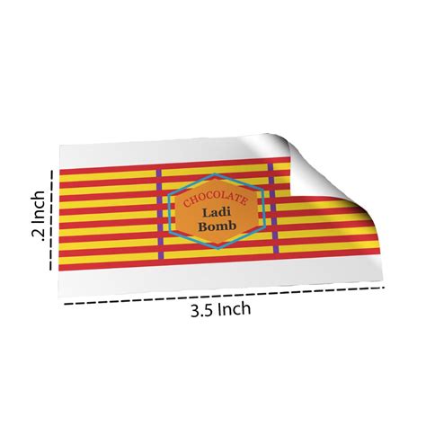 Ladi Bomb Cracker Chocolate Stickers - (pack of 5 sheets) – Print Mario