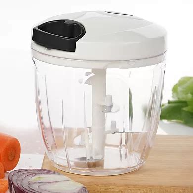 Cheer Collection Pull-String Vegetable Chopper Hand Operated Food ...