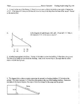 Image result for How to Find Angles of a Triangle Using Trig