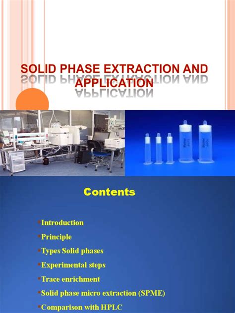 Solid-Phase Extraction Optimization 的图像结果