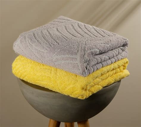 Musa Banana Bath Towels | Pack of 2 Towels with Free Bag | 400 GSM ...