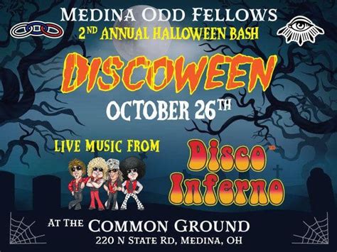 Odd Fellows "DISCOWEEN" Halloween Bash 2024, 220 N. State Road, Medina ...