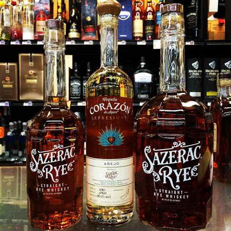 Sazerac Rye Whiskey & Tequila Corazón de Agave Expresiones Añejo ...