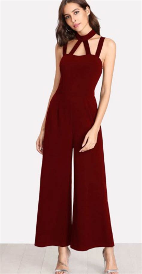 Betty Choker Neck Jumpsuit – Made For Her Label