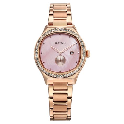 Buy Online Titan Glamour Quartz Analog with Date Mother Of Pearl Dial ...