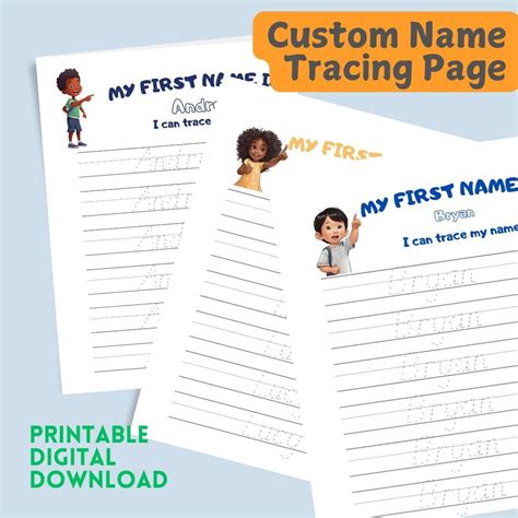 Image result for Custom Name Tracing