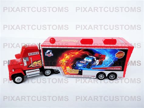 Buy Disney Cars Mack Hauler Transforming Lightning McQueen Custom Read ...