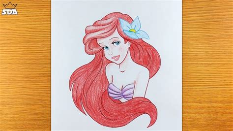 Image result for Step by Step Drawing Ariel