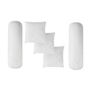Amazon Brand - Solimo 5 Piece Microfibre Filled Bolster and Cushion Set ...