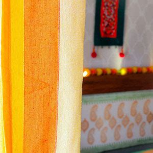 Buy RANGBHAR Cotton Window Curtains | 5 Feet Long Set of 2 | Pure ...