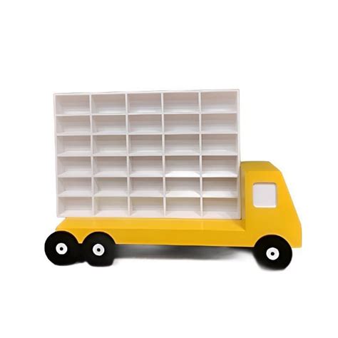 House of Zizi Monster Truck |Garage car Organizer for Kids 30 in Slots ...