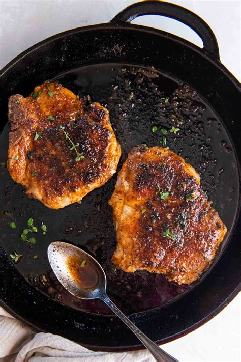 Pan Fried Pork Chops Recipe - Kristine's Kitchen