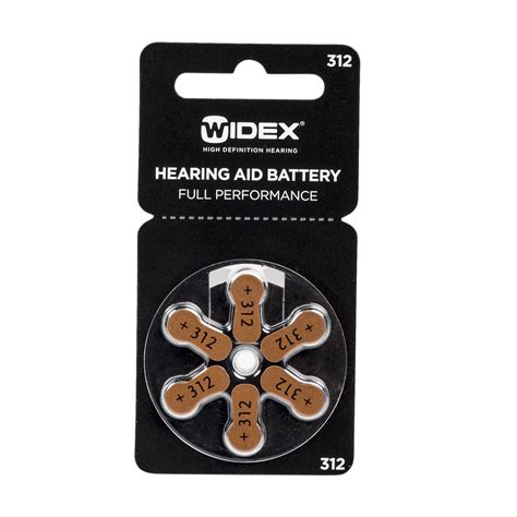 Size 312 hearing aid batteries | Long-lasting power hearing aids