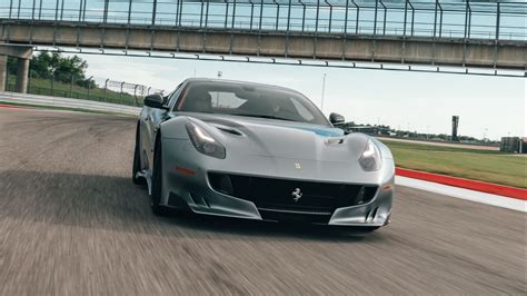 Download wallpaper 2048x1152 ferrari f12, ferrari, car, sportscar, gray ...