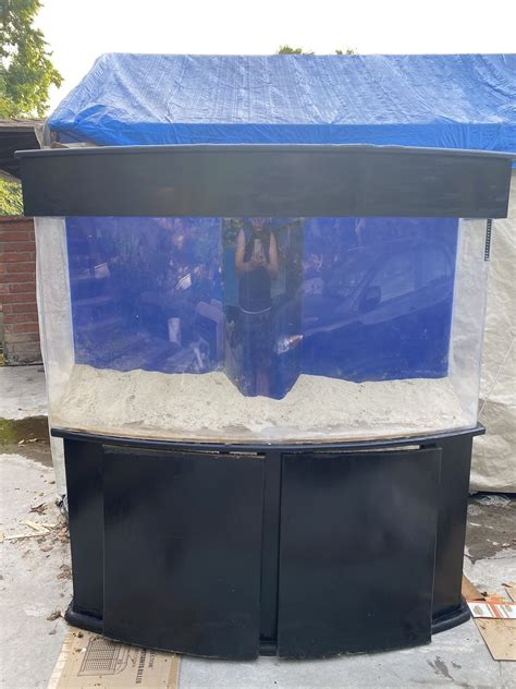 120 gallon acrylic bowfront aquarium fish tank for Sale in Walnut, CA ...