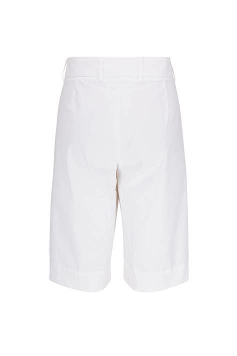 Bogner - Lara White Bermuda Shorts | Mitchell Stores