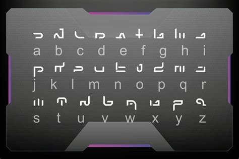 Image result for Alien Alphabet Font