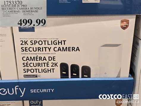1753370 EUFYCAM 2 PRO SECURITY CAMERA BUNDLE 3 CAMERAS HOMEBASE 499 99 ...