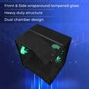 ZEBRONICS MERCURY Gaming Chassis, mATX/Mini ITX, 240mm AIO ARGB ...