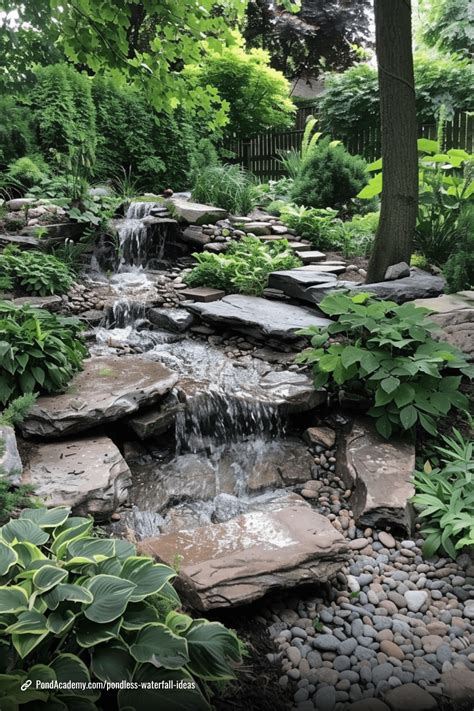 18 Stunning Pondless Waterfall Ideas to Transform Your Yard ...