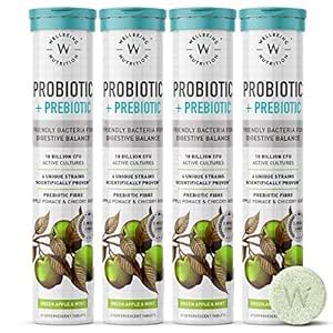 Wellbeing Nutrition Daily Probiotic + Prebiotic| Plant Based |36 ...