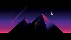 Retro Digital Wallpaper by Retro Wave Pyramid Oc 3840x2160 Retro Waves Waves Retro Digital Wallpaper