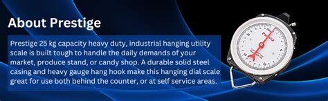 Prestige Hanging Weighing Scale 25kg Capacity, Dial Style Industrial ...