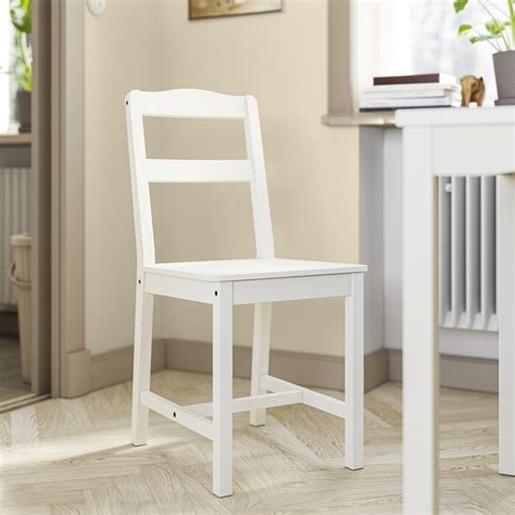 HAUGA / HAUGA table and 6 chairs, white/white, 168x74 cm (661/8x291/8 ...