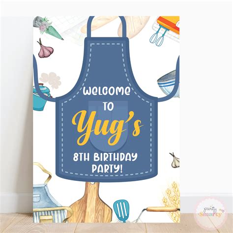 Chef Boy Welcome Board – Party Smarty