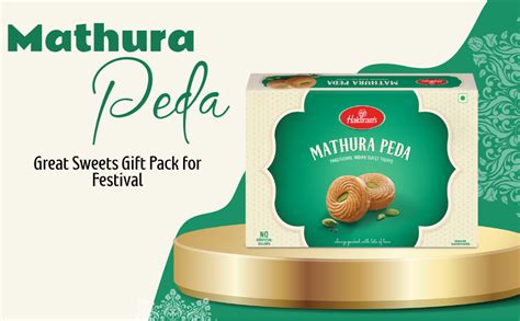 Haldiram's Mathura Peda 200g | Handcrafted Indian Traditional Sweets ...