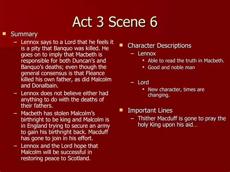 Macbeth Act 3 Notes | PPT