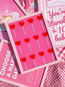 Cozy Spaces Heart Lollipop Print Wall Frame | A4 12x9 Pink frames | 275 ...