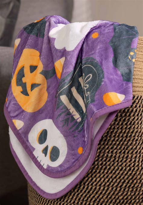 Halloween Mischief Comfy Blanket Throw | Halloween Blankets