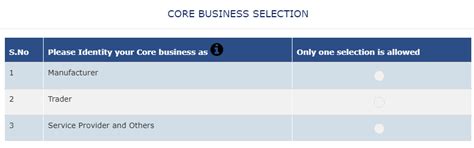 New Feature - Core Business Activity enabled on GST Portal - Tax Ninja ...