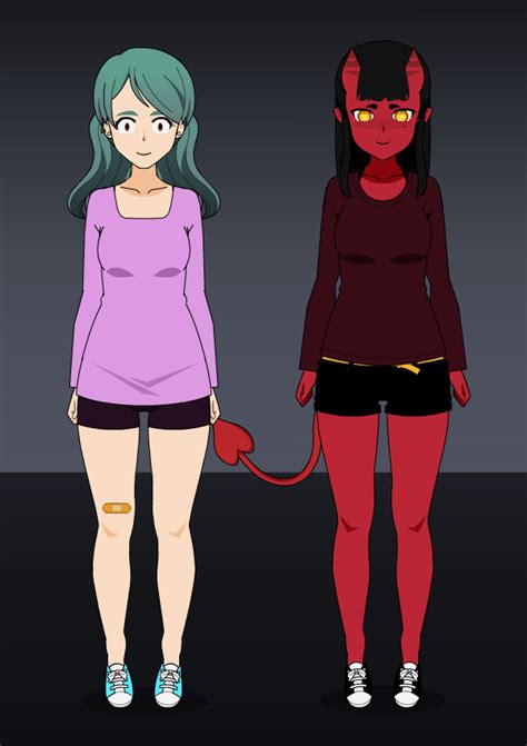 Kisekae Erica + Meru The Succubus by PastaFood on DeviantArt