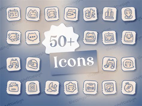Kawaii Bear Ios Icons Pack: Pastel App Covers (digital Download) - Etsy
