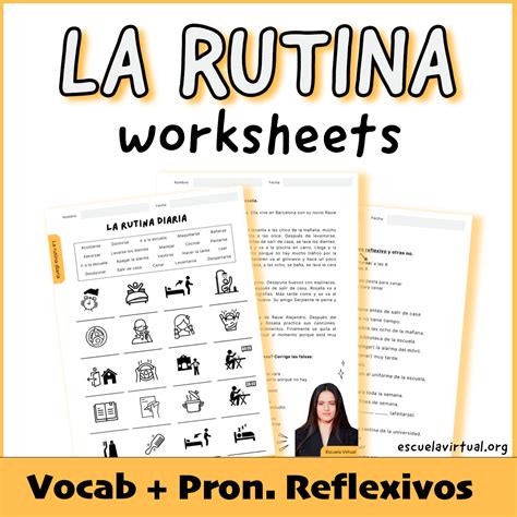 Mi Rutina Diaria Reflexive Verbs