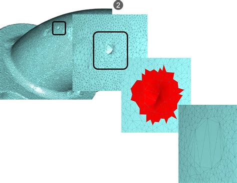 MeshLab Fill Hole 的图像结果